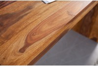 Bureau de 100 cm contemporain en bois massif coloris miel naturel Bureau de 100 cm contemporain en bois massif coloris miel naturel