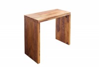 Bureau de 100 cm contemporain en bois massif coloris miel naturel Bureau de 100 cm contemporain en bois massif coloris miel naturel