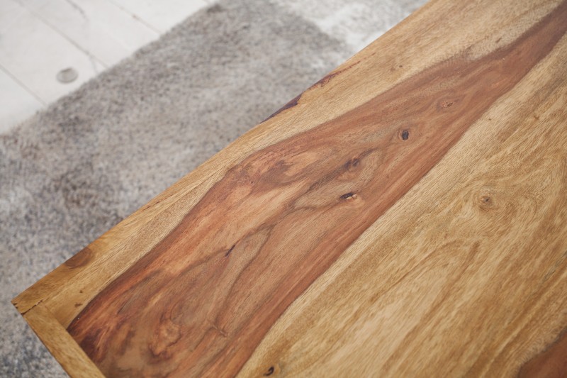 Table basse carré en bois massif 80x80 cm