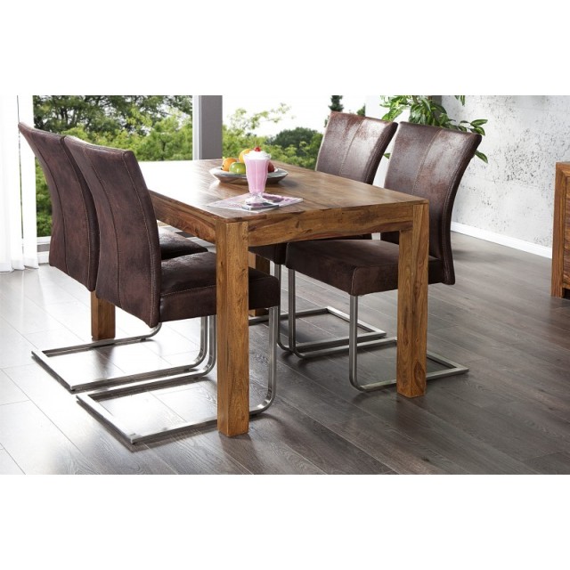 Table à manger 120cm en bois massif