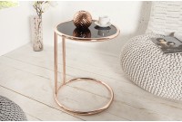 Table d'appoint 55 cm design en verre / métal
