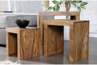 Table basse gigogne| La force du design, la douceur du foyer.