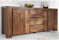 Buffet en Bois Massif Sheesham – 2 Portes & 3 Tiroirs| La force du design, la douceur du foyer.