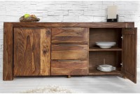 Buffet en Bois Massif Sheesham – 2 Portes & 3 Tiroirs| La force du design, la douceur du foyer.