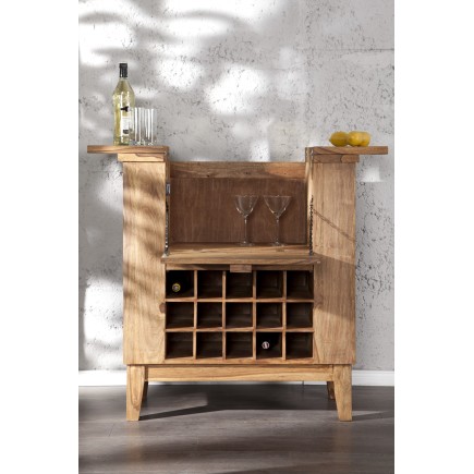 Buffet en bois massif design vintage 2