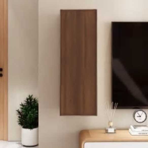 Meuble TV Chêne marron 30,5x30x90 cm 