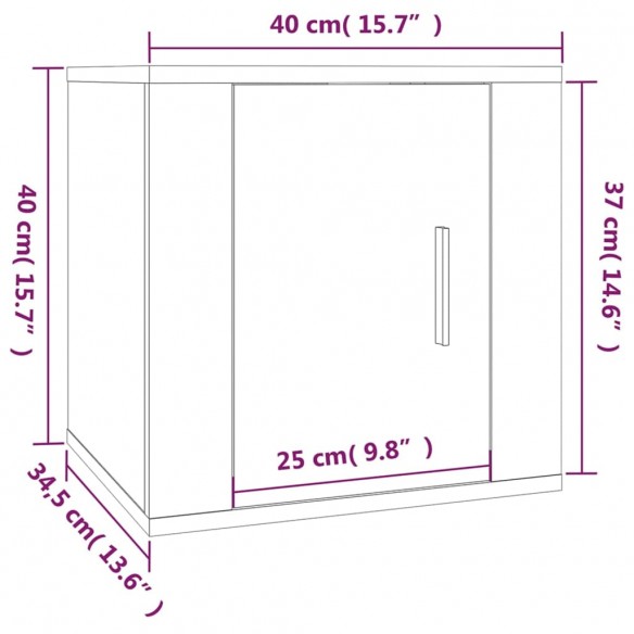 Ensemble de meubles TV 5 pcs Blanc brillant 