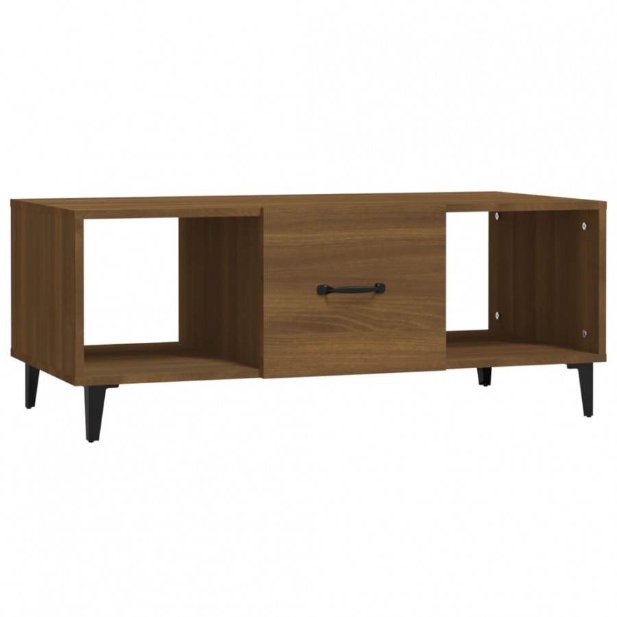 Table basse Chêne marron 102x50x40 cm 