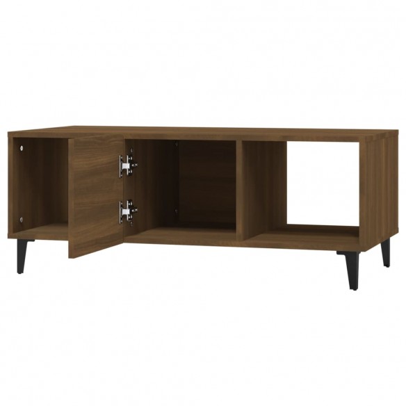 Table basse Chêne marron 102x50x40 cm 
