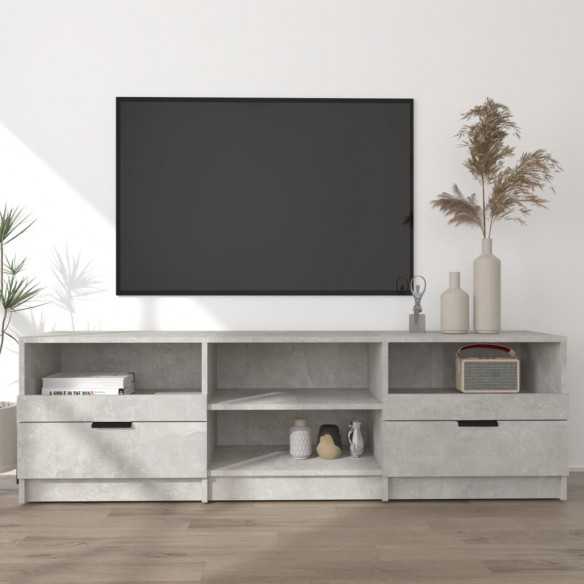 Meuble TV Gris béton 150x33,5x45 cm 