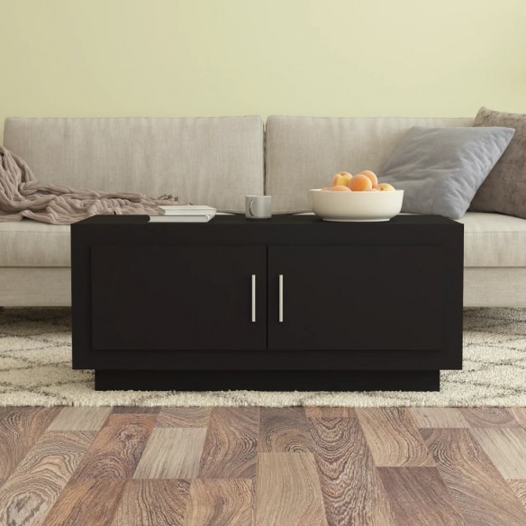 Table basse Noir 102x50x45 cm 