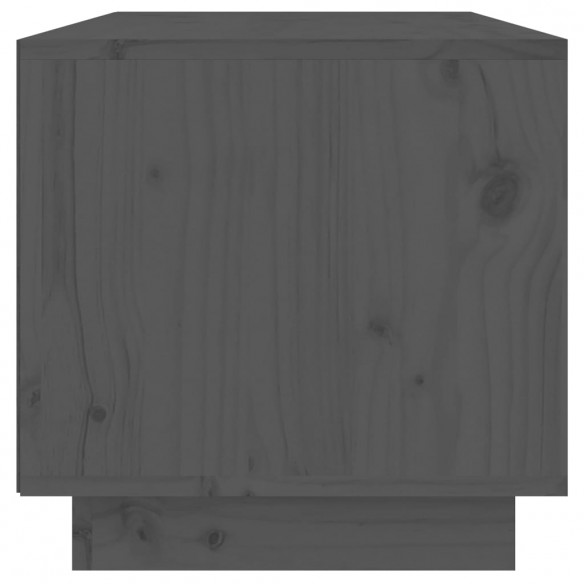 Meuble TV Gris 60x35x35 cm Bois de pin massif Meuble TV Gris 60x35x35 cm Bois de pin massif