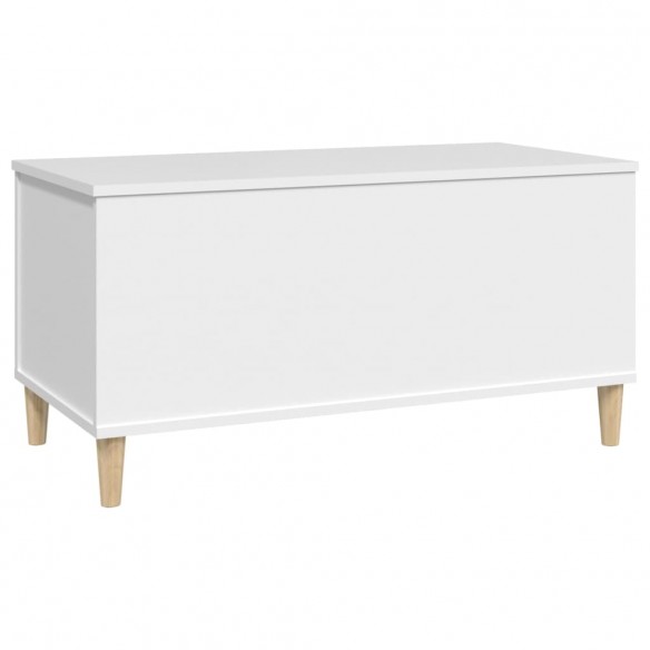 Table basse Blanc 90x44,5x45 cm 