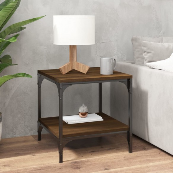 Table basse Chêne marron 50x50x40 cm 
