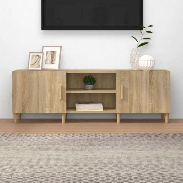 Meuble TV Chêne sonoma 150x30x50 cm 
