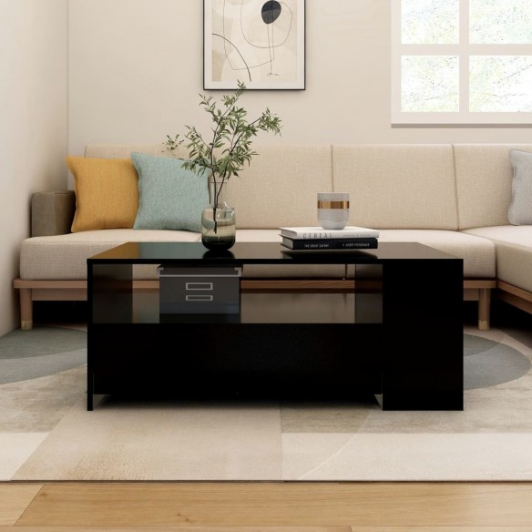 Table basse Noir 102x55x42 cm 