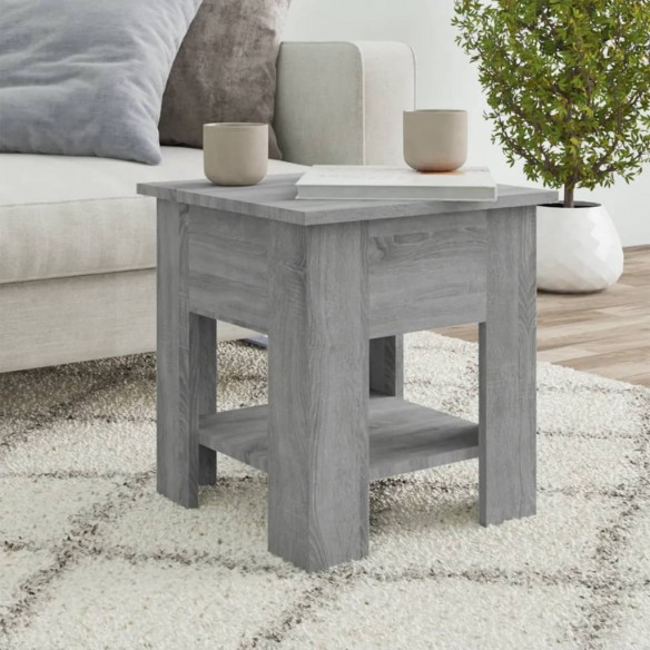 Table basse Sonoma gris 40x40x42 cm 