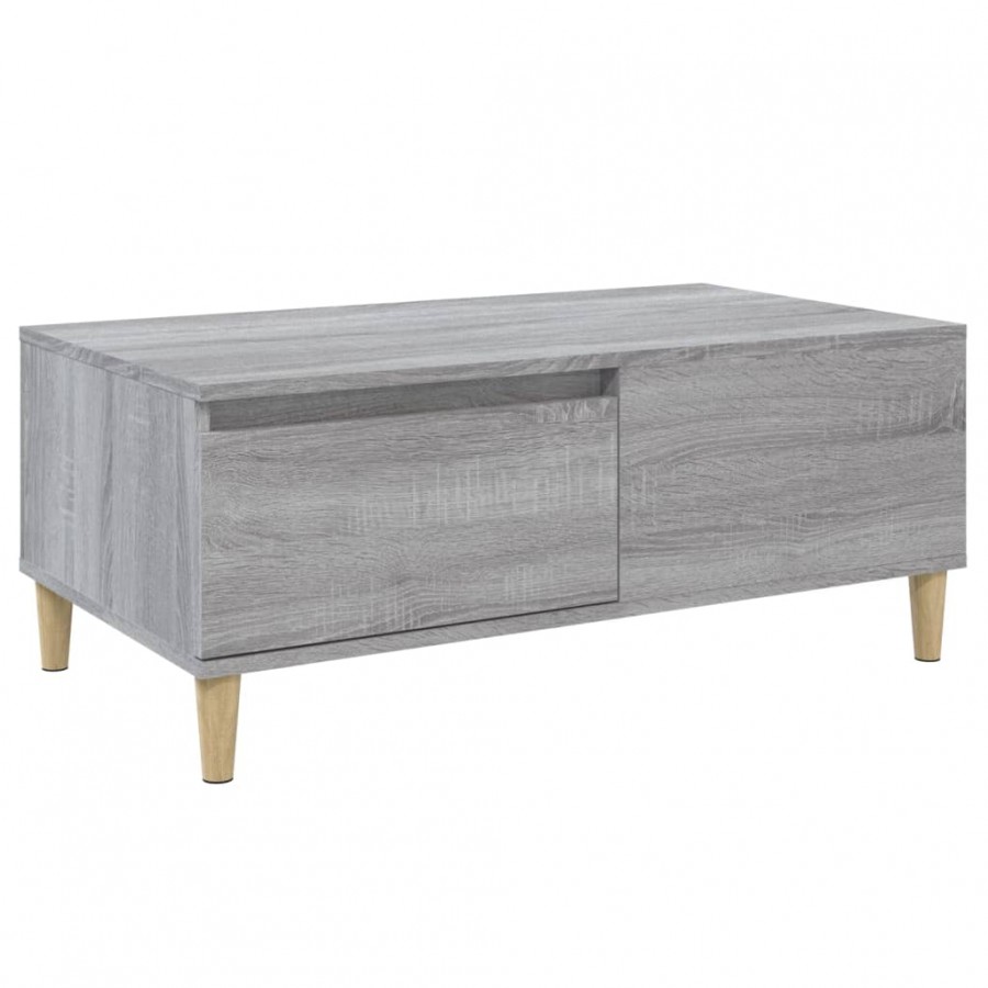 Table basse Sonoma gris 90x50x36,5 cm 