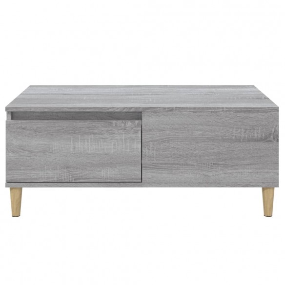 Table basse Sonoma gris 90x50x36,5 cm 
