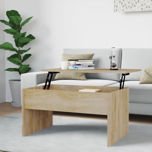 Table basse Chêne sonoma 80x50,5x41,5 cm 