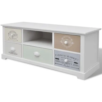 Meuble TV en style français Bois 2