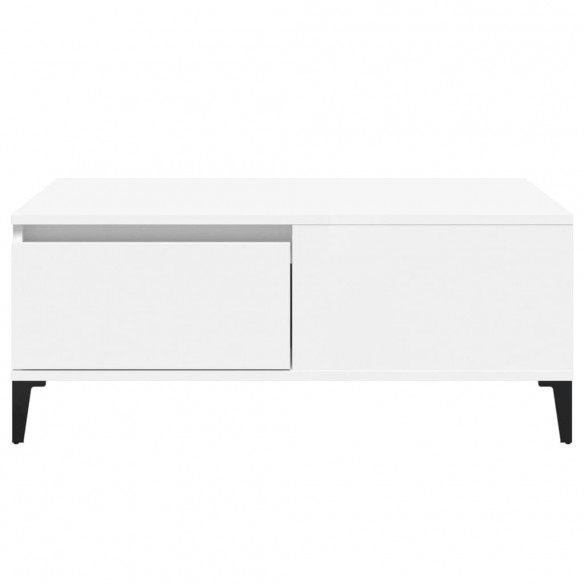 Table basse Blanc 90x50x36,5 cm 