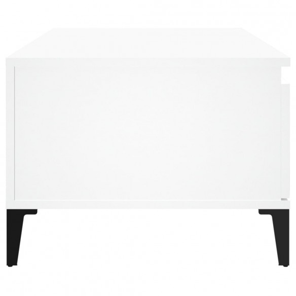 Table basse Blanc 90x50x36,5 cm 