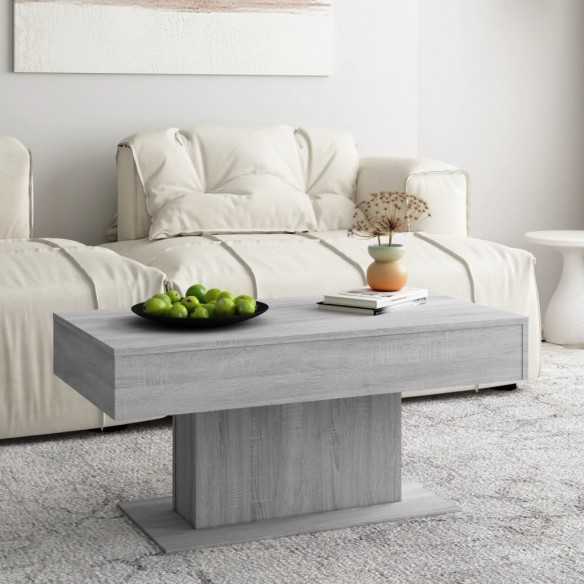 Table basse Sonoma gris 96x50x45 cm 