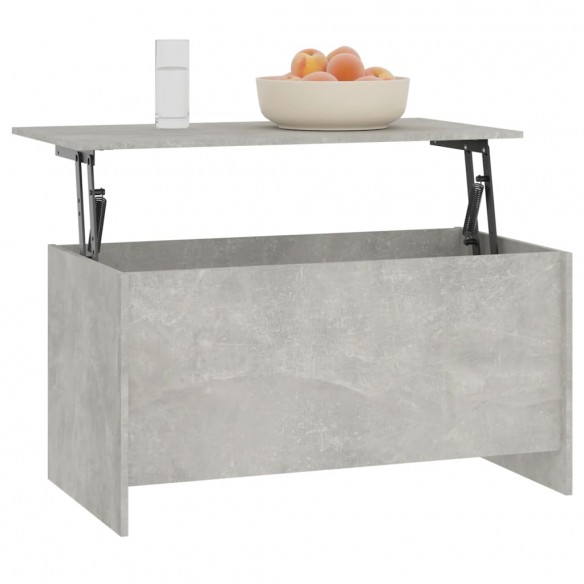 Table basse Gris béton 102x55,5x52,5 cm 