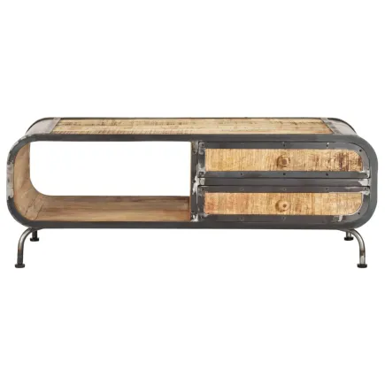 Table basse 100 x 50 x 35 cm Bois de manguier massif 2