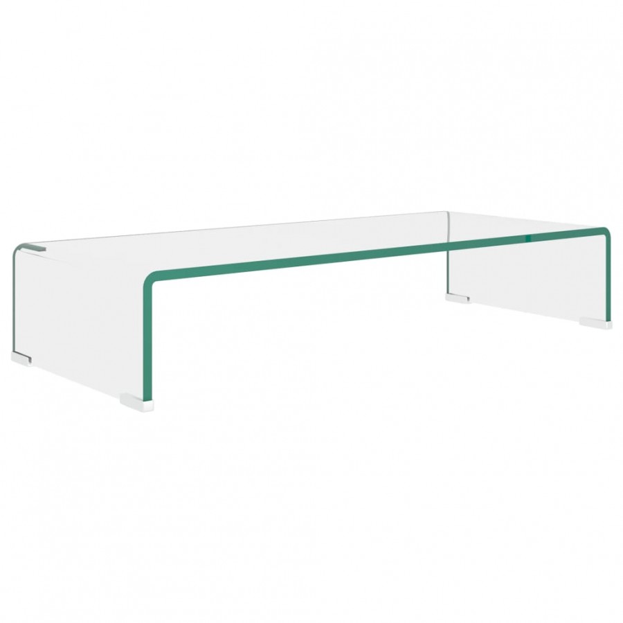 Meuble TV / pour moniteur 70 x 30 x 13 cm Verre Transparent