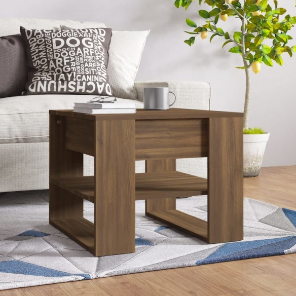 Table basse Chêne marron 55,5x55x45 cm 