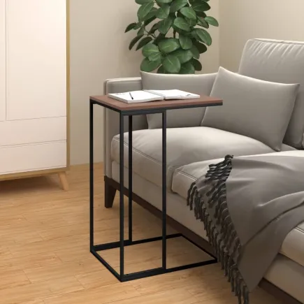Table d'appoint Noir 40x30x59 cm