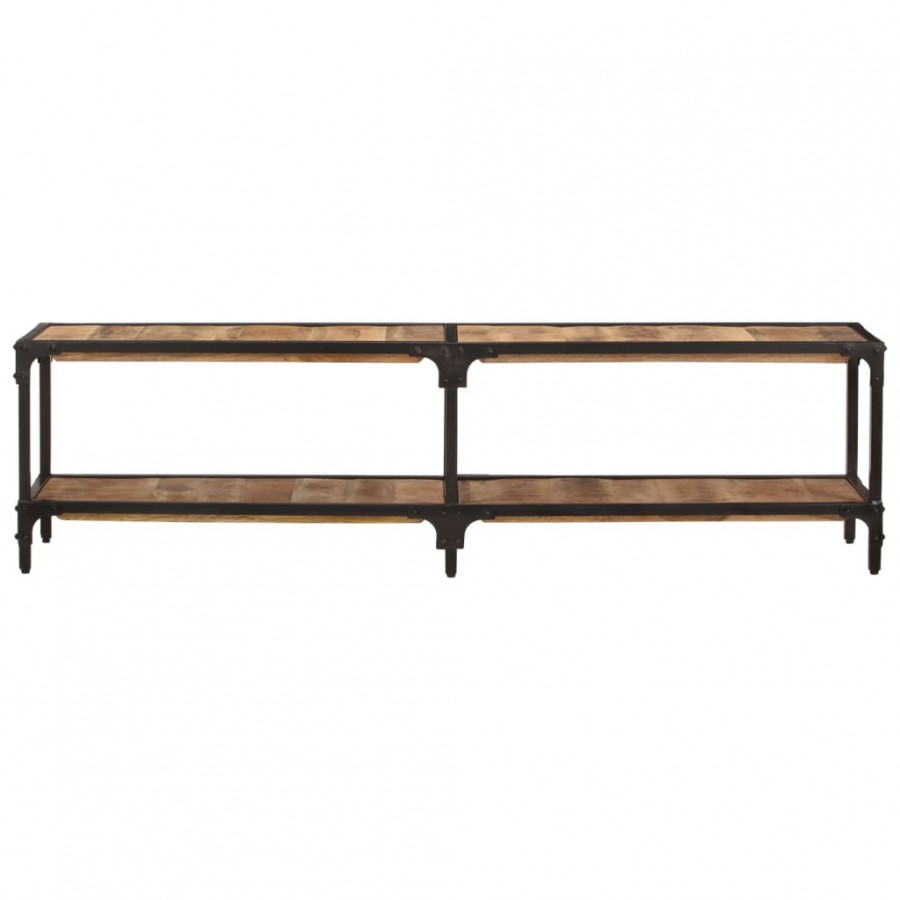 Meuble TV 150x30x41 cm Bois massif de manguier