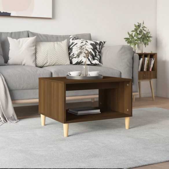 Table basse Chêne marron 60x50x40 cm 