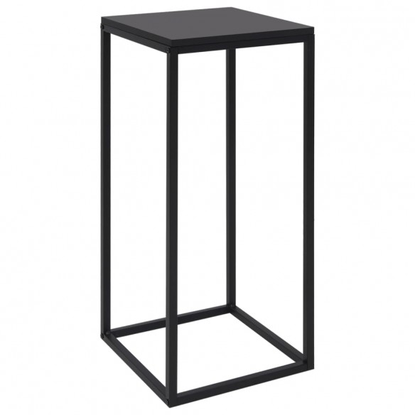 Tables d'appoint 2 pcs Noir Acier Tables d'appoint 2 pcs Noir Acier