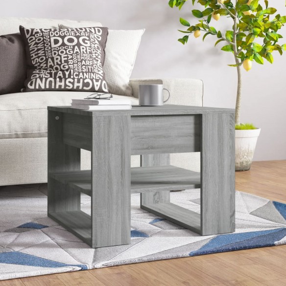 Table basse Sonoma gris 55,5x55x45 cm 