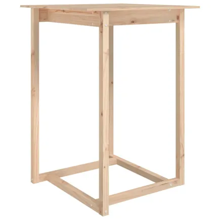 Table de bar 80x80x110 cm Bois massif de pin 2