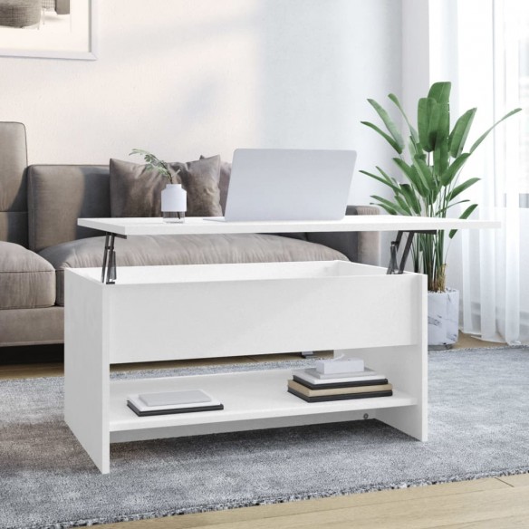 Table basse Blanc 80x50x40 cm 
