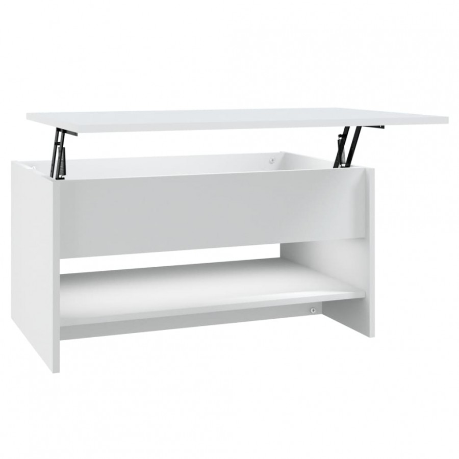 Table basse Blanc 80x50x40 cm 