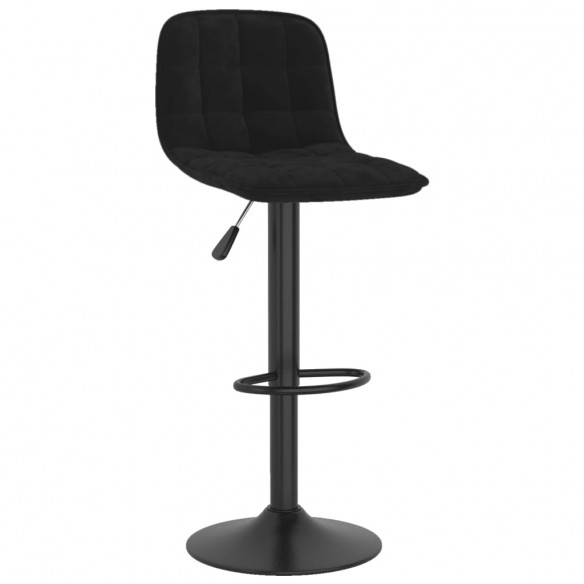 Tabourets de bar 2 pcs Noir Velours Tabourets de bar 2 pcs Noir Velours