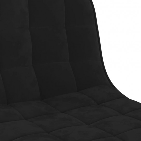 Tabourets de bar 2 pcs Noir Velours Tabourets de bar 2 pcs Noir Velours