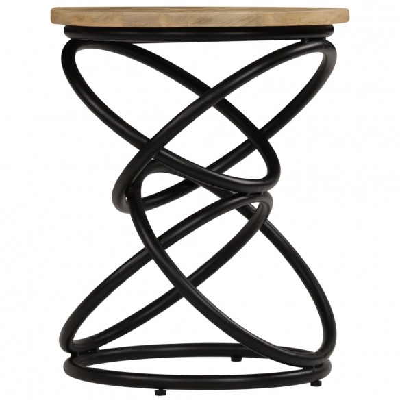 Table d'appoint Bois de manguier solide 40x50 cm Table d'appoint Bois de manguier solide 40x50 cm