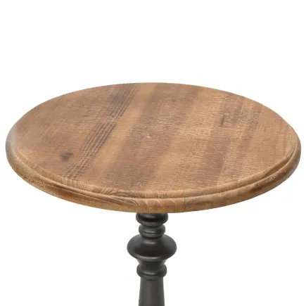 Table d'appoint Bois de sapin massif 40 x 64 cm Marron 2