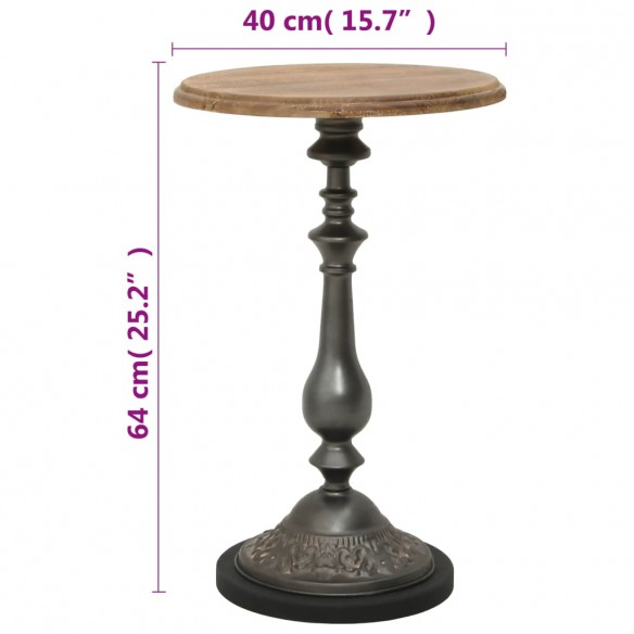 Table d'appoint Bois de sapin massif 40 x 64 cm Marron Table d'appoint Bois de sapin massif 40 x 64 cm Marron