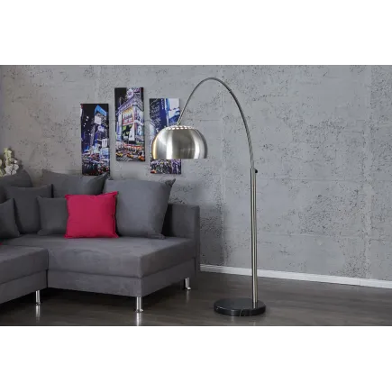 Lampadaire extensible de 170 à 210cm  argenté 2