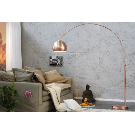 Lampadaire extensible de 170 à 210cm cuivré