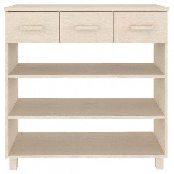 Table console HAMAR Marron miel 90x35x90 cm Bois massif de pin Table console HAMAR Marron miel 90x35x90 cm Bois massif de pin