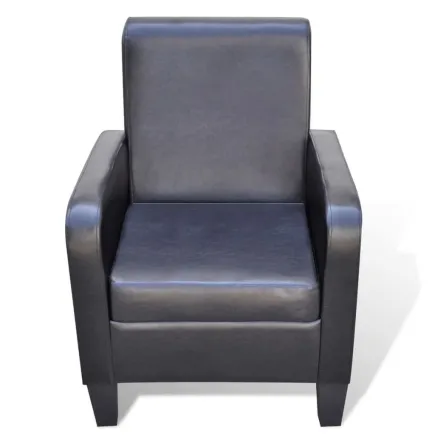 Fauteuil Noir Similicuir 2