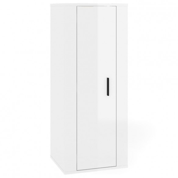 Ensemble de meubles TV 5 pcs Blanc brillant 